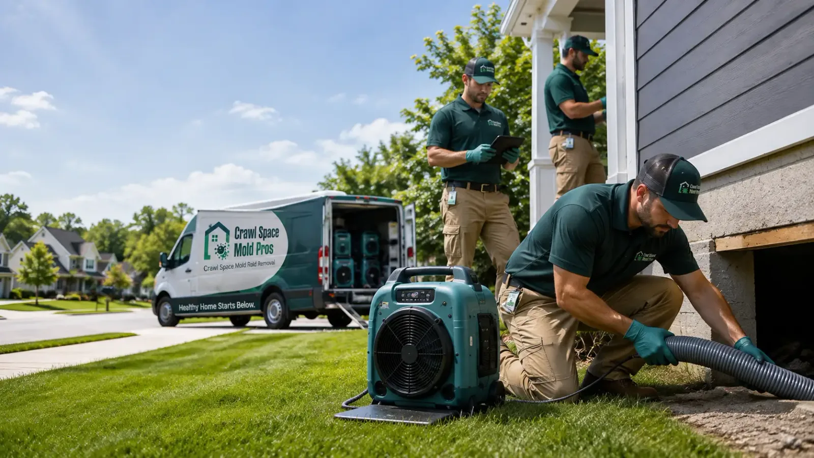 Crawl Space Mold Removal in Springbrook, WI